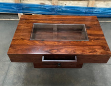 Solid Sheesham Wood Pebble Coffee Table (E560)