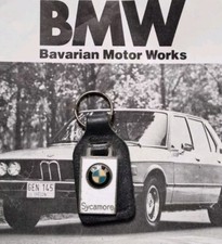 Vintage BMW Genuine Keyring Sycamore Manhattan E30 F10 F12 E46 E39 Keychain 