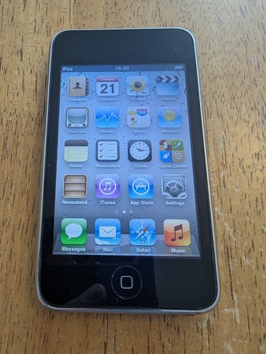 Silver black apple ipod - silver,