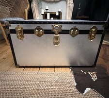 Antique Trunk Metal Coffe