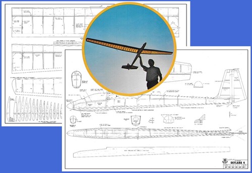 Model airplane plans - model, (rc)