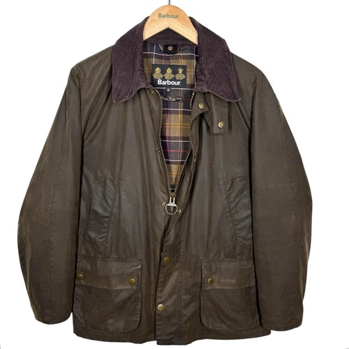 Barbour ashby wax jacket olive - barbour,
