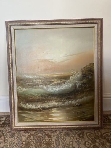 Vintage signed gailey oil - vintage,
