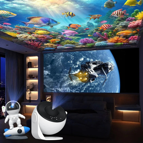 Led galaxy projector starry - galaxy,