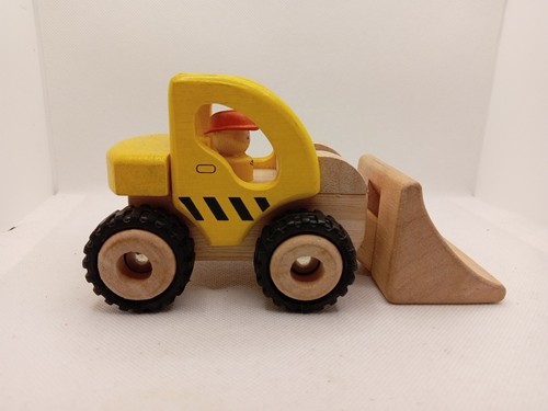 Mini loader excavator - loader, wooden