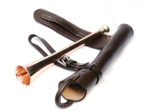 Fox hunting master horn copper - hunting,