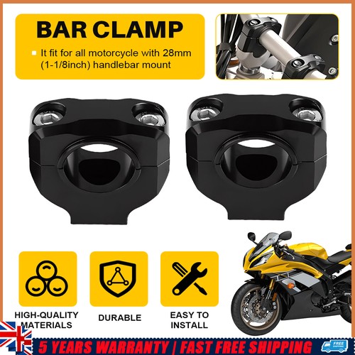 2pcs bar clamp motorcycle - 2pcs, w/