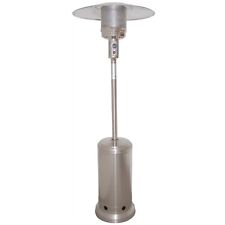 RADIANT PATIO HEATER 13KW OUTDOOR GAS STAINLESS STEEL GARDEN FIRE BURNER WHEELS