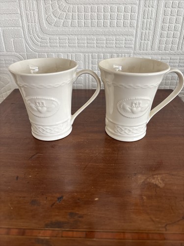 Belleek claddagh set 2 - claddagh,