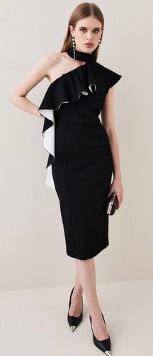 Karen millen structured crepe - structured,