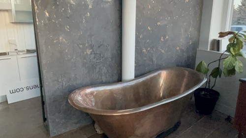 Cast copper free standing - copper,