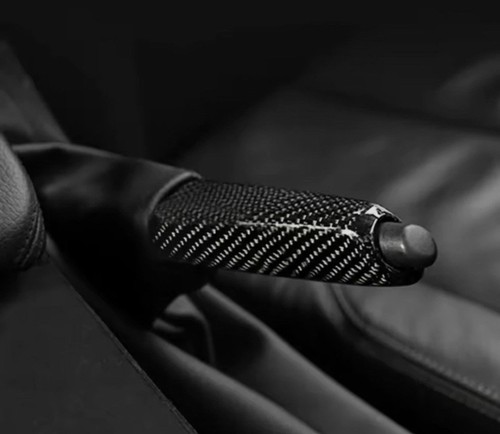 Real carbon fibre handbrake - carbon,