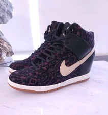 Nike Dunk Sky High wedge trainers UK 5 Womens Purple Tribal vintage sneaker