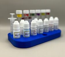 Aquarium Test Tube Holder Rack Tropical / Pond Fish NT Labs Kit Stand Station