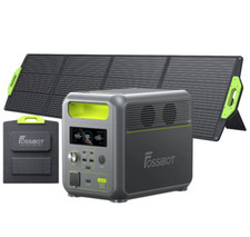 FOSSiBOT F1200 LFP Portable Power Station 200W Panel 1024Wh 1200W Solar Generator