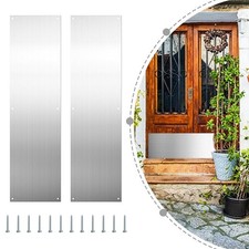Door Kick Plates Door Panels With Screws Easy To Install For Swing Doors