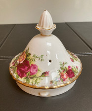 1960s Royal Albert Old Country Roses Teapot Lid In Excellent Condition