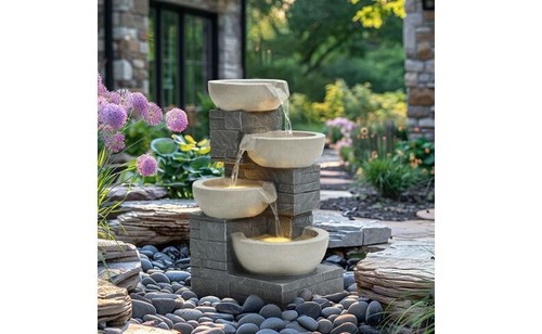 Rhine cascading water feature - cascading,