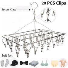 20 Strong Clips Stainless