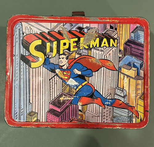 Vintage 1967 metal superman - metal,