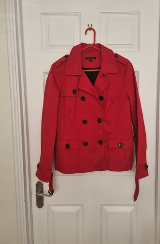Laura ashley red short - red, trench