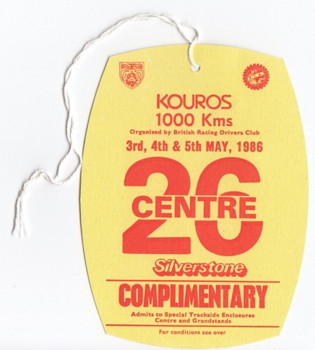 1986 silverstone 1000km - 1986,