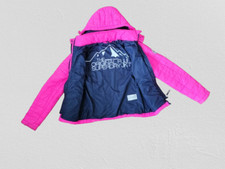 SUPERDRY Womens Hooded Padded Jacket X Small Pink Polyester EH01