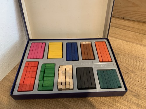 Vtg 1960s cuisenaire numbers - cuisenaire,