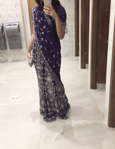 Indian lengha saree - heavy, work