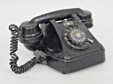 1965 RING Black Bakelite Desk Call, Dial Rotary Retro Landline TELEPHONE 14838