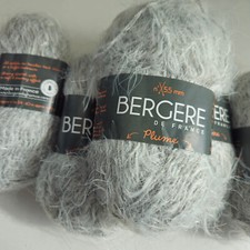 Bergere de France Plume shade 24760 Papier - grey  50g balls soft brushed chunky