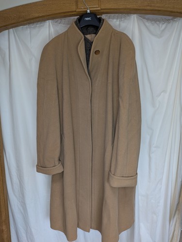 Camel wool blend womens - camel, long