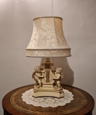 Vintage Twin Cherub Table Lamp