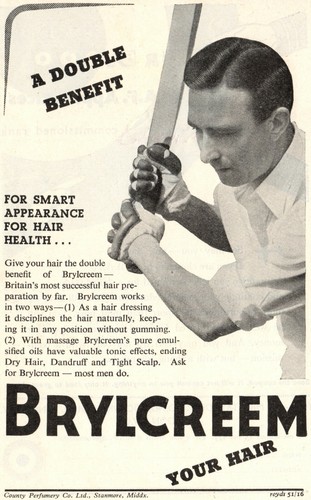 Vintage brylcreem advert - advert,