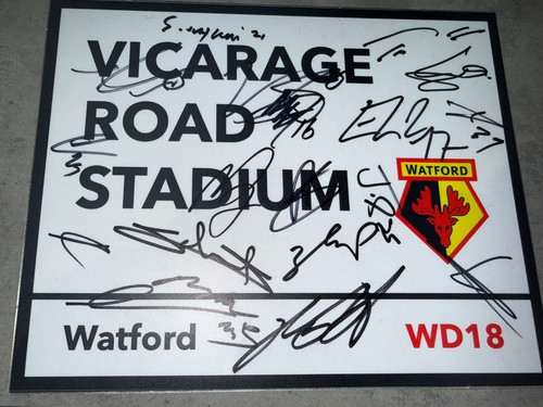 Watford signed 2026 - 2026, metal
