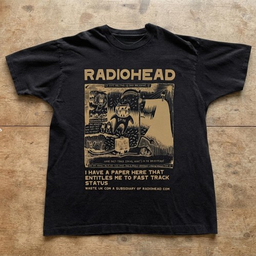 Radiohead black shirt - radiohead, t-shirt