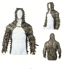 Ghillie Suit Base Poncho | Sniper Camouflage Cape for Airsoft Paintball XL - XXL