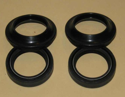 Fork seals with dust caps - , for