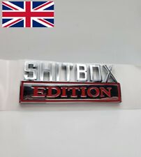 Silver & Red Funny SHITBOX