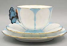 RARE ART DECO AYNSLEY BLUE