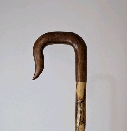 Vintage shepherds crook wooden - shepherds,