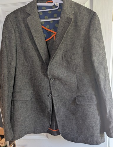 Boden men grey tweed - tweed, blazer
