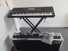 YAMAHA PSR-SX900 61-KEY WORKSTATION KEYBOARD With Cover, Stand, Thom Case