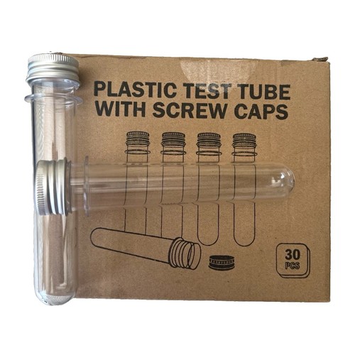 Plastic test tubes with - plastic,