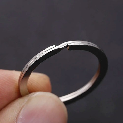 Split rings round flat key - rings,