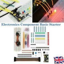 Electronic Component Starter Wire Breadboard LED Buzzer Resistor Transistor Kit