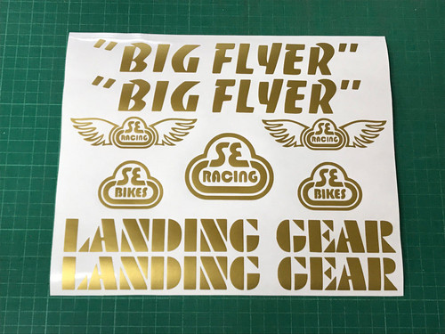Big flyer bmx - big, stickers