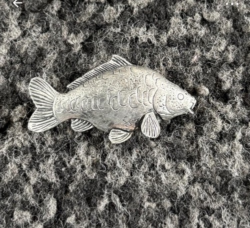 Mirror carp silver pewter - carp,