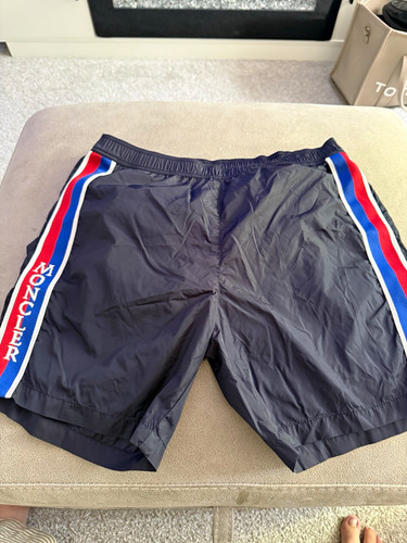 Moncler boys navy swim shorts - navy,