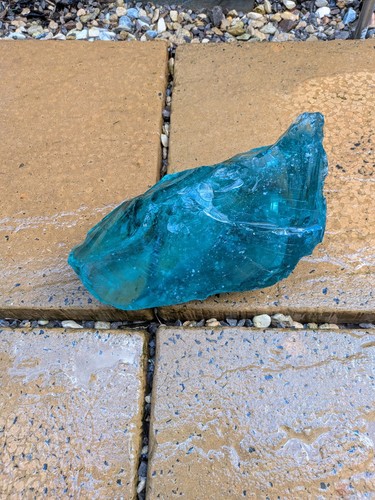 Aqua green slag - green,
